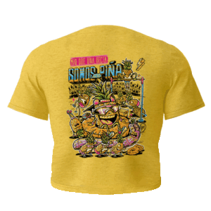 Somos una Piña Yellow-Crop Top