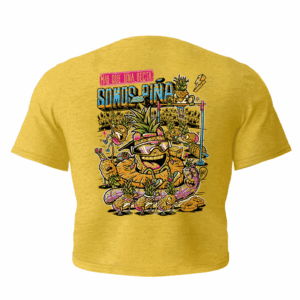 Somos una Piña Yellow-Crop Top