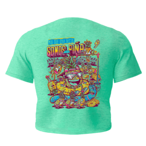 Somos una Piña Mint-Crop Top