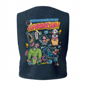 Soy una SuperHeroína Crop Top Sin Manga