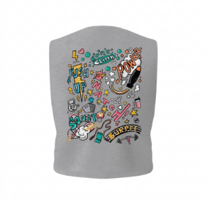 CrossTraining Gris Crop Top Sin Manga